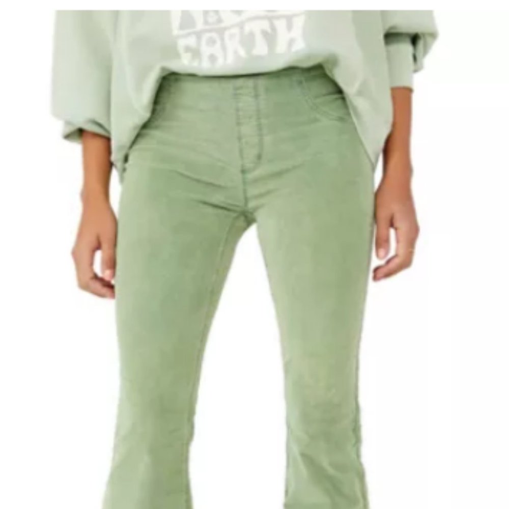 Free People Cordury Pull On Flares